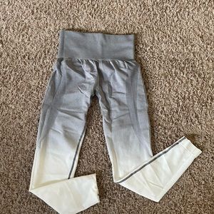 Ombré tight fitting sexy workout leggings